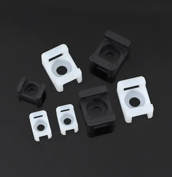 HC-0/1/2/3/4 Saddle-Shaped Cable Tie Mount Base, Nylon Fastener for Wire Organization, Cable Clip, Cable Fixator