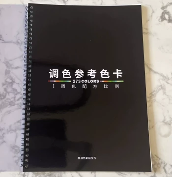 Color Mixing Card (Digital Color Mixing Card + Blind Mixing Card + Basic Color Wheel) Paint Painting Ratio Formula