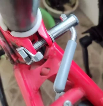Folding Bike Seat Post Quick Release Screw Seat Clamp Height Adjuster Fixer Mountain Bike Seat Rod Buckle Clip