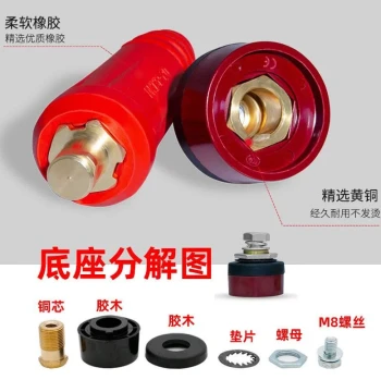 12V/24V Car Emergency Jump Starter Terminal Posts with Quick Plug Connectors and Sockets