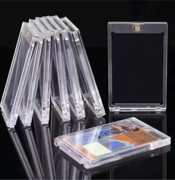35pt Strong Magnetic Card Brick, Transparent Card Sleeve for Star Collectible Cards, Acrylic Display Stand, Pokémon Card Storage Sleeves