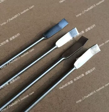 50cm, 4.0mm Stainless Steel Spatula, Laboratory Scraper, Scoop, Stainless Steel Medicine Spoon, Extra Long
