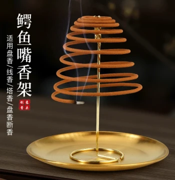 Coil Incense Holder Stand for Broken Incense Home Indoor Support Rack Incense Insert Clip Creative Mosquito Coil Tray Bracket