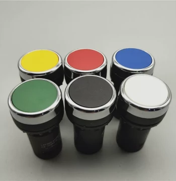22mm Economic LA38-11/206A Two/Three-Position Self-Locking Rotary Selector Mushroom Head Emergency Stop Button Switch