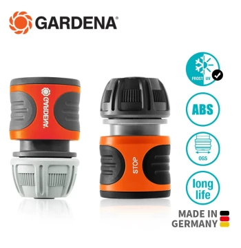 GARDENA Germany Imported Quick Connect Water Hose Fittings, Spray Gun Stop Connector, Faucet Adapter 1/2" & 3/4"