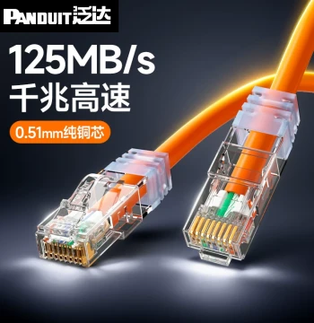 Panduit Cat6 Unshielded Thick Network Cable Router Broadband Home Gigabit Connection Patch Cord