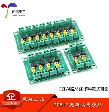 2/4/8-Channel Optocoupler Isolation Module Voltage Isolation Board PC817 Optocoupler Voltage Control Adapter Drive Module