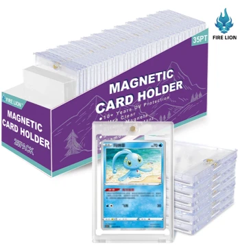 25 Card Bricks Plus 100 Sheets 66X91mm Card Sleeves Card Bricks Panini Star Cards Yu-Gi-Oh! Pokemon