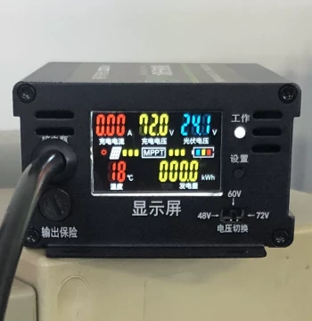 Solar Controller MPPT 48V 60V 72V Electric Vehicle Lead-Acid Lithium Battery Charging Boost Charger