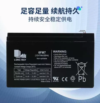 Long Way 12V 7AH Battery, 6FM7 Model for Access Control, Elevators, Fire Systems, UPS, Toy Cars, and Audio Equipment
