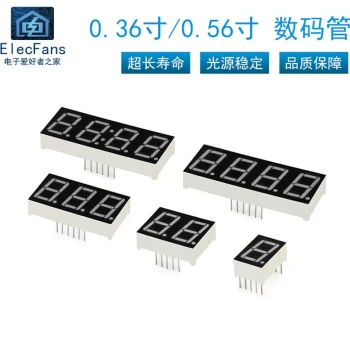 Red 0.36/0.56 Inch 7-Segment Display 1/2/3/4 Digit Clock 8-Shaped Digital LED Electronic Display Tube