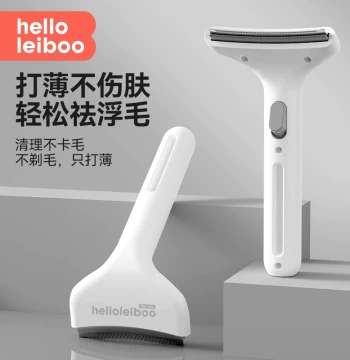 Cat Comb for Cats and Dogs, Deshedding and Detangling Grooming Tool, Pet Hair Remover and Knot Cutter