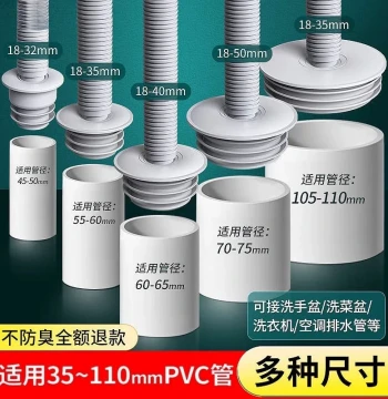 Anti-Odor Drain Pipe Sealing Cap for 75mm Pipes - Ideal for Washing Machines, Kitchen Sinks, and Bathroom Basins