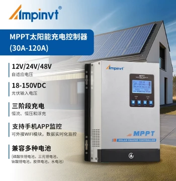 MPPT Solar Controller: 12V/24V/36V/48V Fully Automatic Adaptive Charger (40A/60A/80A/120A)