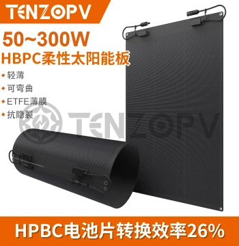 Flexible Solar Panel Charging Board Outdoor Power Generation Panel RV Camping Photovoltaic Panel Onboard Solar Power System
