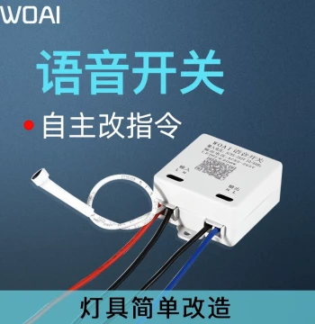 Voice Smart Switch Voice Control Command Recognition Wireless Remote Control Module Controller Bedroom Household Lighting Retrofit
