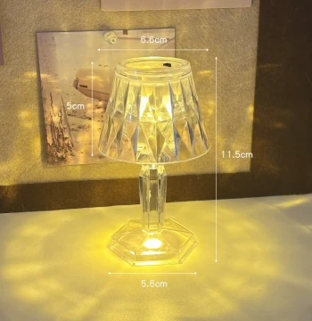 Mini Desk Lamp LED Glowing Romantic Atmosphere Light Bedroom Bedside Decor Warm Light Projection Lamp Ins Style Night Light