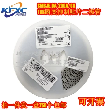 SMBJ5.0CA 6.5 6.8CA 10 12 15 24 26 28 30 33 36 40 TVS Diode
