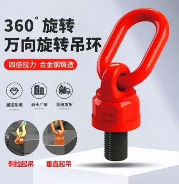 360-Degree Swivel Rotating Lifting Eye Bolt, Mold Duckbill Hoisting Ring, High-Strength Lifting Gear M24