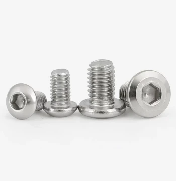 Round Head Socket Screws for Security Door Hinges and Wardrobe Door Fixing, Window and Door Hardware M6 M8