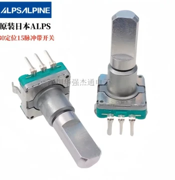 ALPS Japan EC11E15244G1 Rotary Encoder Navigation Volume Switch 30 Positions 15 Pulses with Push Switch