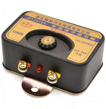12V/24V Universal Car Generator Electronic Regulator, Large Adjustable 14V-28V 140 Manual Adjustment Regulator