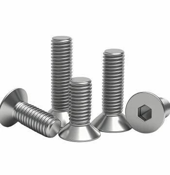 304 Stainless Steel Countersunk Socket Head Cap Screws Flat Head Hex Screws M2 M3 M4 M5 M6 M8 M10 M12 M16