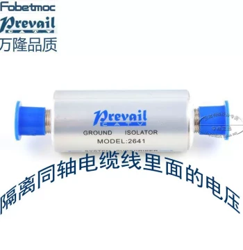 Digital Cable TV Isolator with F-Type Connector - Lightning Arrester for Set-Top Boxes and Coaxial Cables