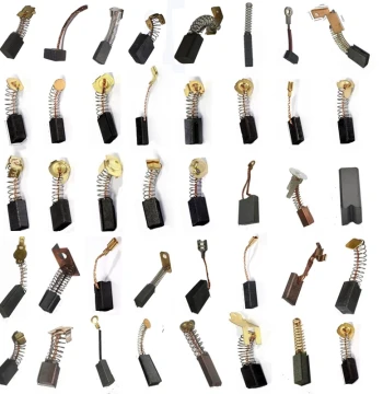 Universal Carbon Brushes for Angle Grinders, Cut-off Machines, Rotary Hammers, Hand Drills, Demolition Hammers, and Polishers