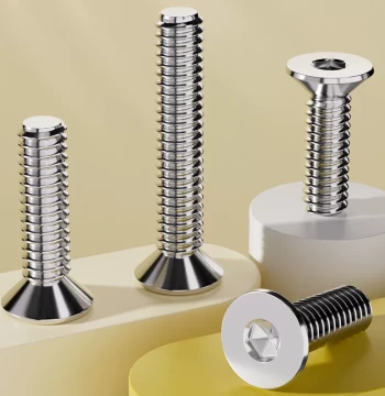 304 Stainless Steel Countersunk Hex Socket Screw Extended Flat Head Bolt M3 M4 M5 M6 M8 M10 M12 M16 M20
