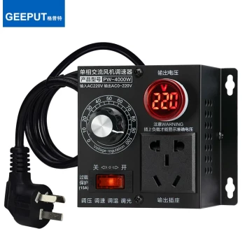 Electronic Speed Controller 220V AC: Adjustable Motor Fan Grinder Temperature Regulator with Stepless Voltage Control