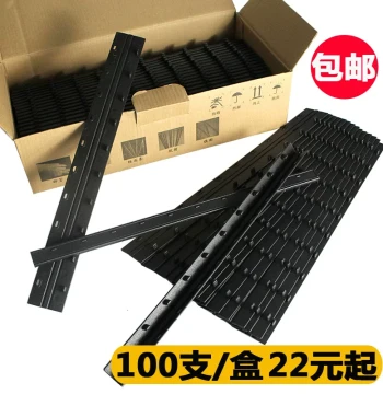 Binding Comb Strips 3mm Black Plastic Ten-Hole Strips 5mm 10mm 15mm Pressing Strips 10-Hole Binding Strips 100 Pieces per Pack