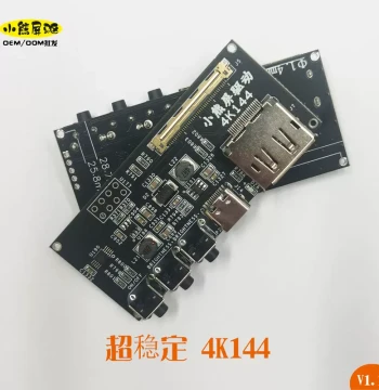 4K DP to eDP Driver Board 1080P 2K 165Hz 240Hz 4K 120Hz Portable DIY HD Screen Direct-Through Board