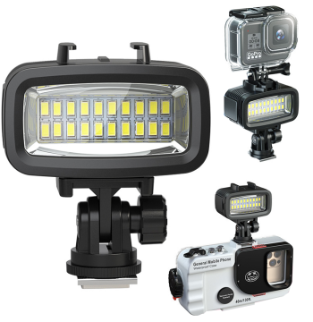 Haiwa SL-100 Diving Fill Light, Camera Outdoor Photography Light Suitable for GOPRO Photography and Video Fill Lighting