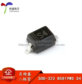 SMD 1N5819 Schottky Diode in SOD-323 Package, Small Size SS14 Marked S4 (50 pcs)