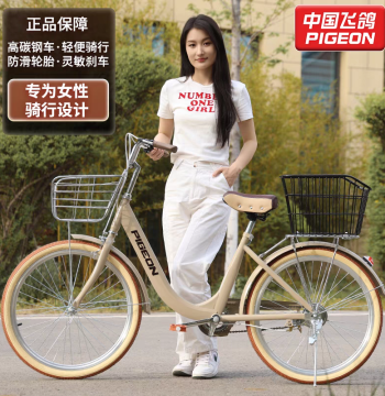 Flying Pigeon Women's Bicycle Commuter Lightweight Adult Lady Work Transport 24 Inch 26 Inch College Student Bike
