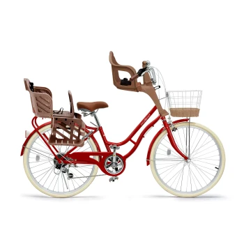 Niusijia Adult Ladies' Child-Carrying Bike Mother-Child Bike with Parent-Child Seat Capable of Carrying One or Two Children