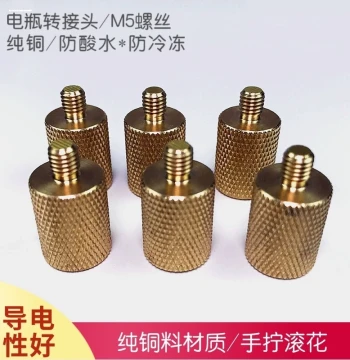 Adapter M5/M6 Pure Copper Stud Large-Head Screw for E-Bike Battery Terminal Post Wire End Clamp