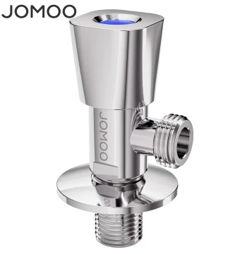 JOMOO Hot and Cold Water Angle Valve Thickened Home Water Valve Switch Faucet 4-Inch Four-Way Straight Eight-Character Valve
