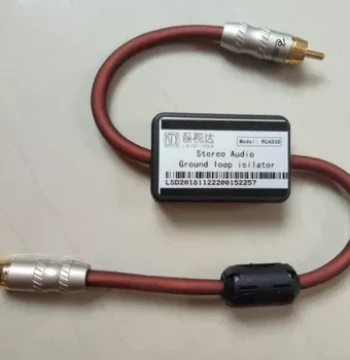 Audio Isolator Noise Eliminator Anti-Interference Audio Cable Hum Isolator Noise Reducer RCA Noise Eliminator