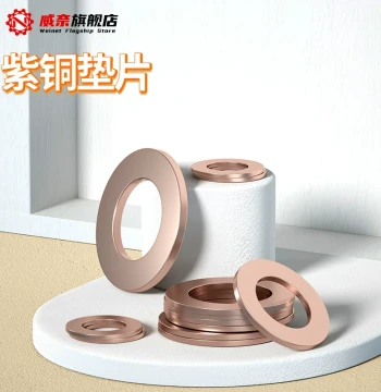 Purple Copper Gaskets for Marine and Instrument Seals, Annealed Metal Flat Washers for Screws, Sizes M3-M60