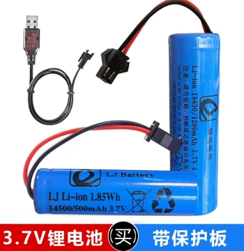 3.7V 14500/18650 Lithium Battery Pack for Transforming Tumbler Car Remote Control Toy Smart Robot High Capacity