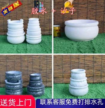 White Marble Incense Burner for Home, Natural Stone Carved Cemetery Worship Altar Set with Candle Holders, Vases, and Lions (Free Shipping)