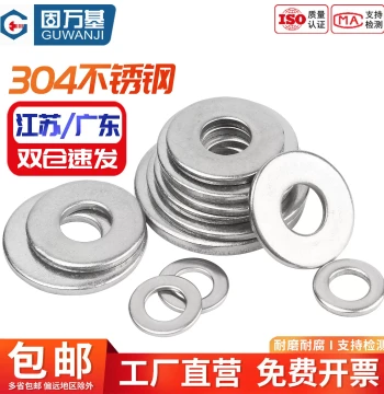 Guwanji 304 Stainless Steel Washers Round Extra-Large Thickened Metal Screw Flat Washers Ultra-Thin Spacers M1-M30