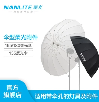 Nanlite Shallow/Deep Reflector Umbrella, Photography Prop for Portrait Studios, Large Accessory