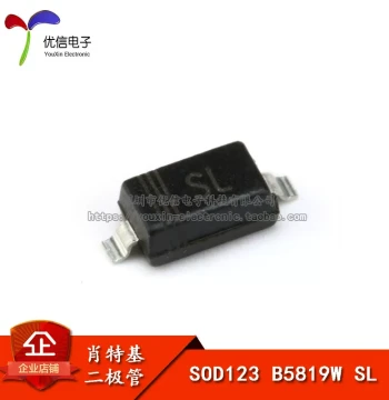 SMD B5819W SOD-123 Marking SL 350MA Schottky Diode (10 pcs)