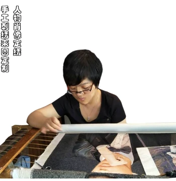 Suzhou Embroidery Single/Double-Sided Embroidery Custom Private Customization Image-to-Embroidery Portrait Photo Pure Handmade Embroidery Finished Painting