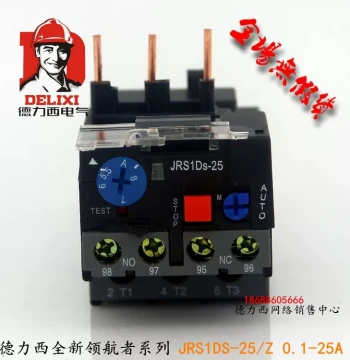 Delixi Thermal Overload Relay JRS1DS-25/Z LR2 Thermal Overload Protector 5.5-8A