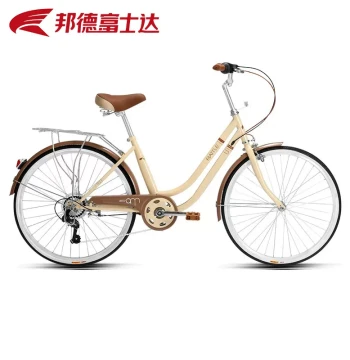 Fushida Women's 24-Inch Bicycle: Lightweight Commuter Bike for Students and Adults, Retro Classic Style