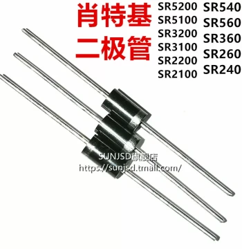 Schottky Diode SR5200 Replaces MBR5200/SB5200 SR5100 SR560 SR540 5A